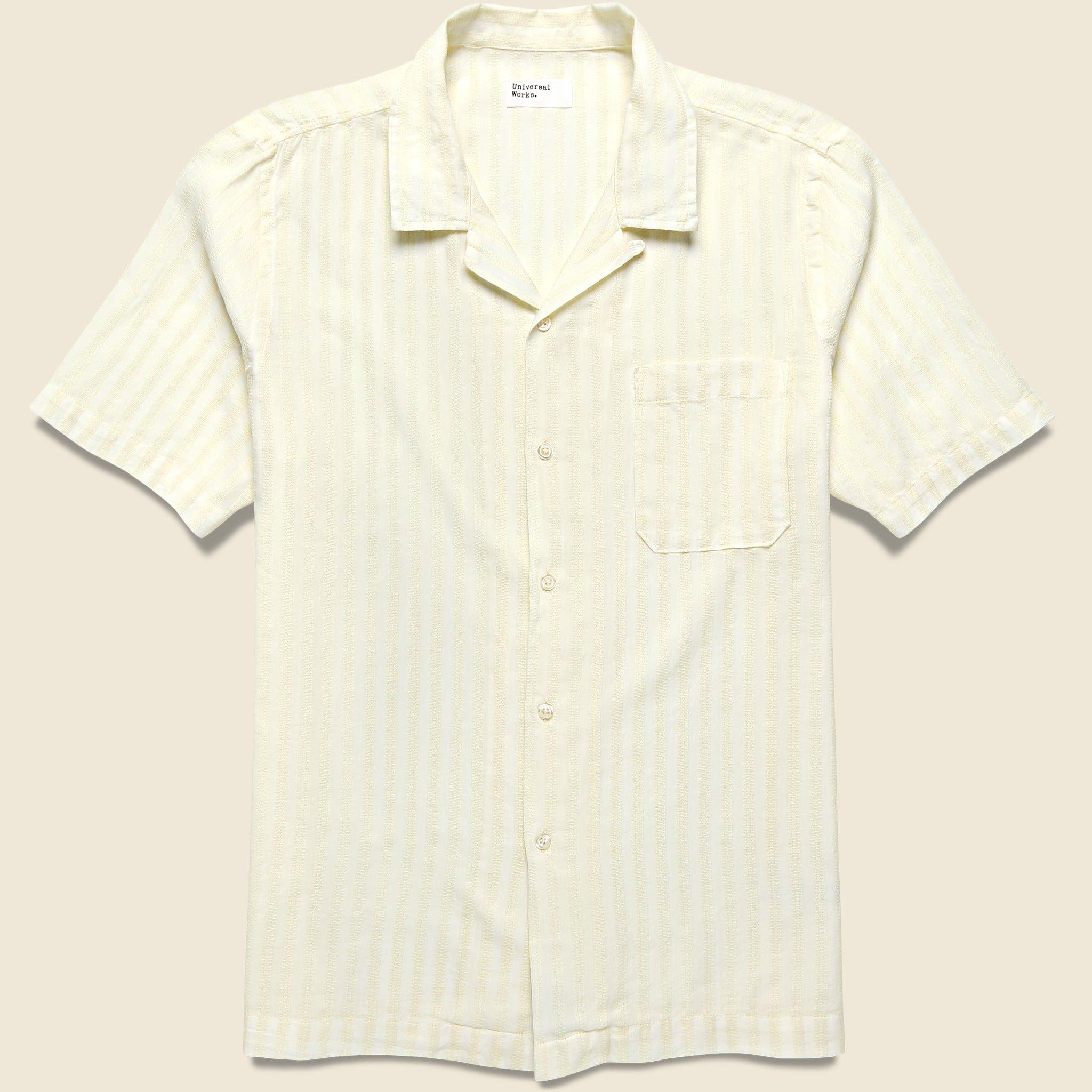 Toga Road Shirt - Ecru - Universal Works - STAG Provisions - Tops - S/S Woven - Solid