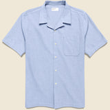 Oxford Road Shirt - Sky - Universal Works - STAG Provisions - Tops - S/S Woven - Solid