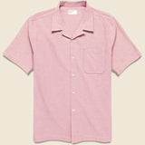 Oxford Road Shirt - Pink - Universal Works - STAG Provisions - Tops - S/S Woven - Solid