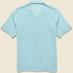 Fluo Road Shirt - Sky - Universal Works - STAG Provisions - Tops - S/S Woven - Stripe