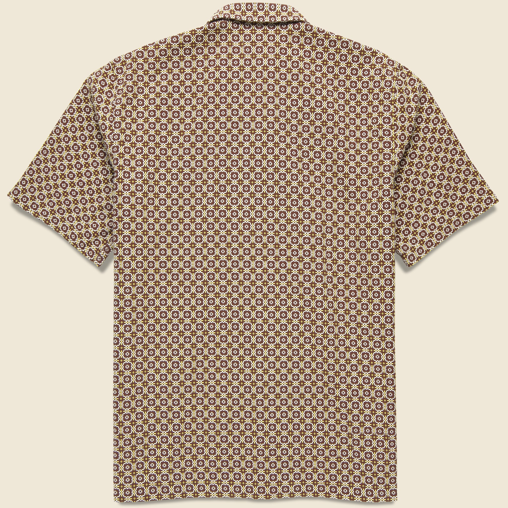 
                          Tile Road Shirt - Brown - Universal Works - STAG Provisions - Tops - S/S Woven - Other Pattern
                        