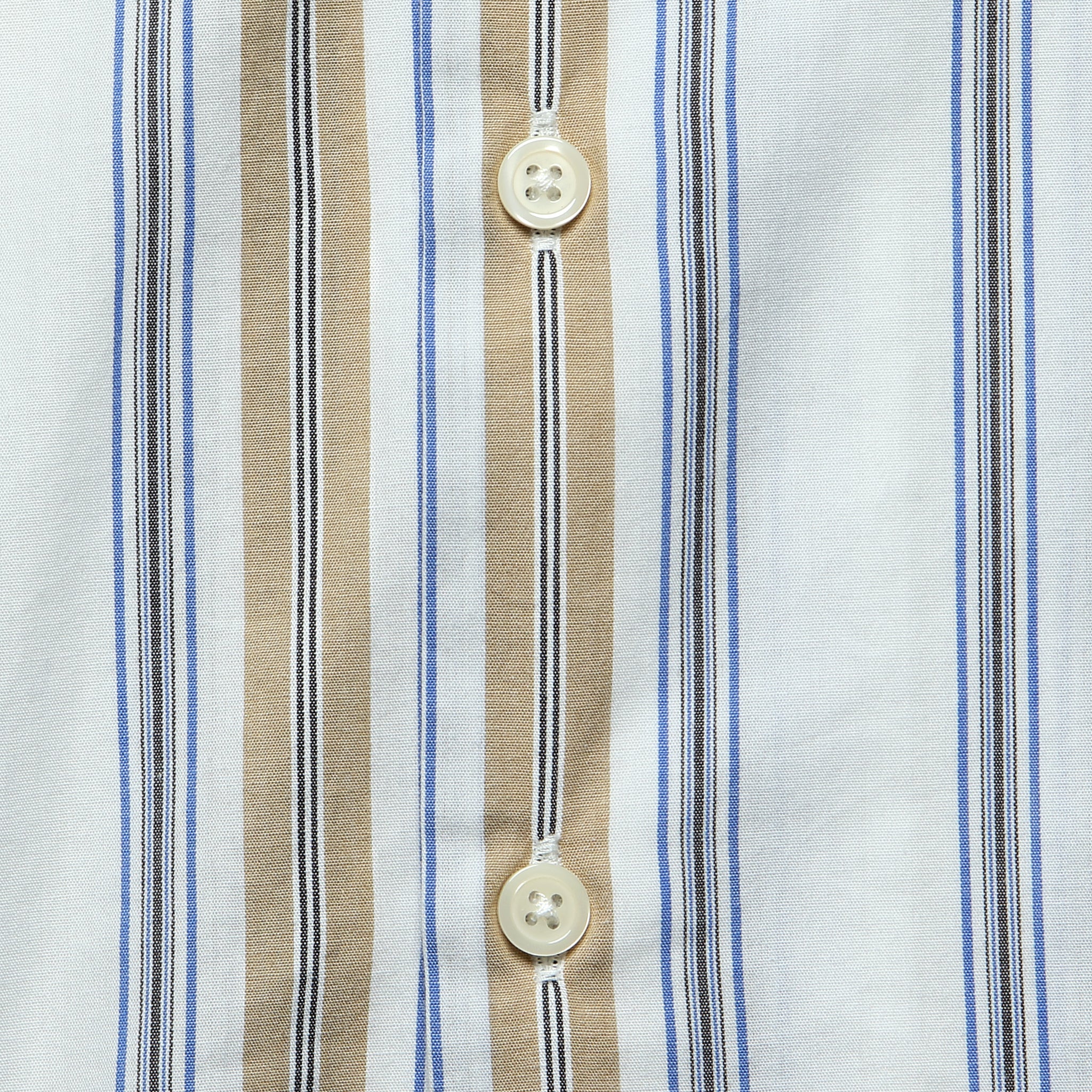 
                          Dean Stripe Road Shirt - Blue/Sand - Universal Works - STAG Provisions - Tops - S/S Woven - Stripe
                        