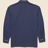 Poplin Dwight Overshirt - Navy - Universal Works - STAG Provisions - Tops - L/S Woven - Overshirt