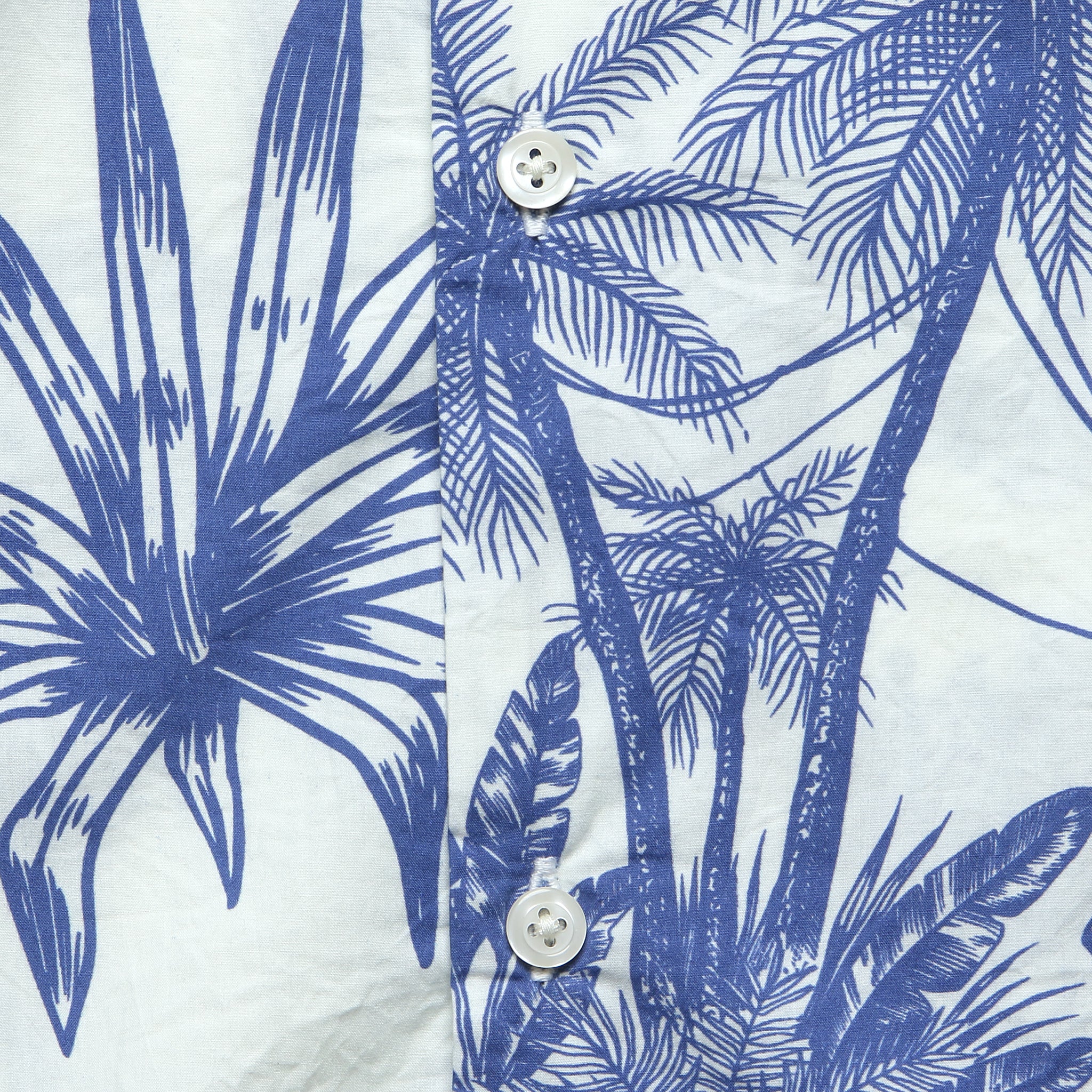 Jungle Toile Camp Shirt - White - Universal Works - STAG Provisions - Tops - S/S Woven - Floral