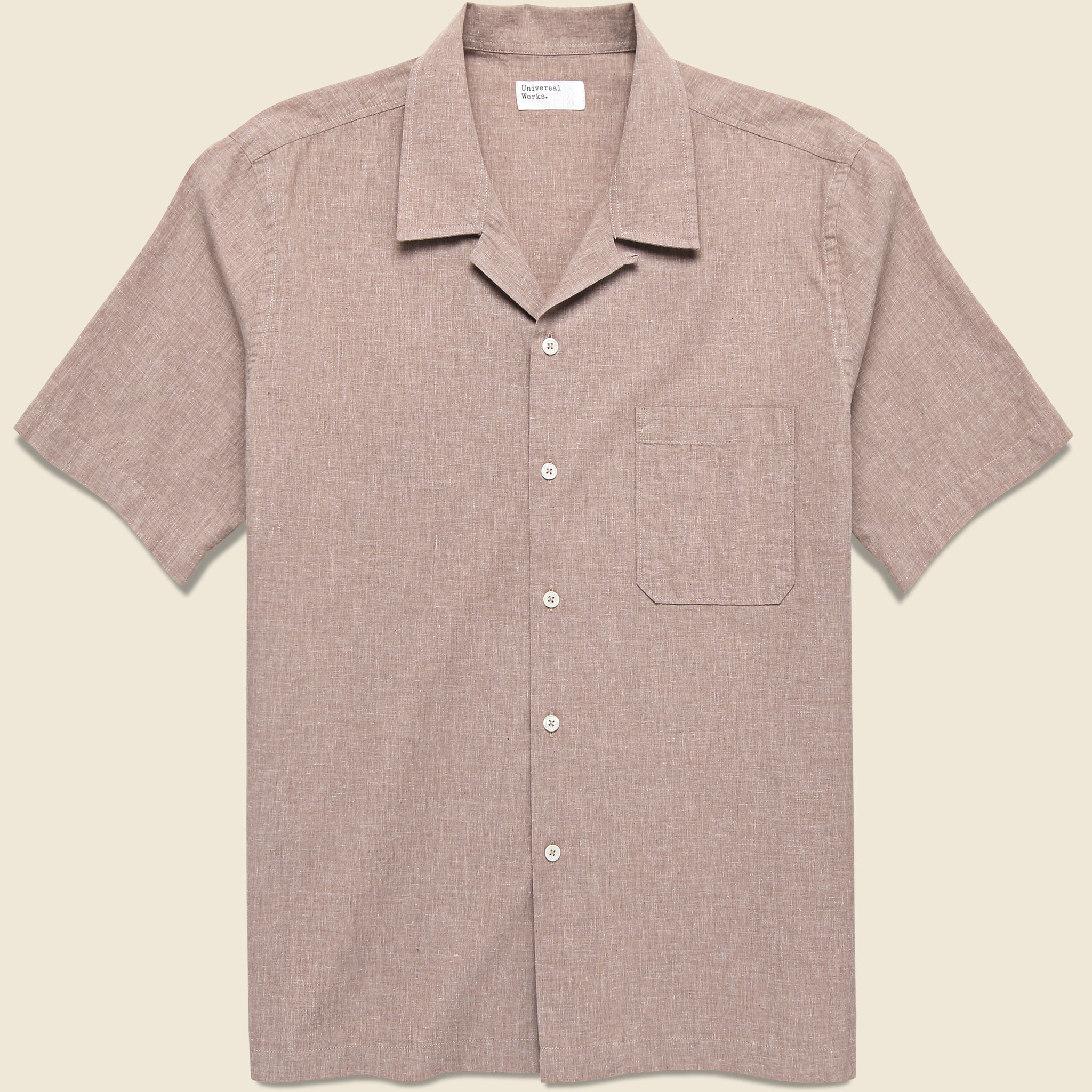 Sido Linen Road Shirt - Brown