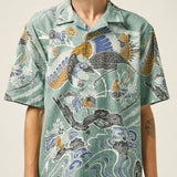 Kenji Camp Shirt - Green - Corridor - STAG Provisions - Tops - S/S Woven - Other Pattern