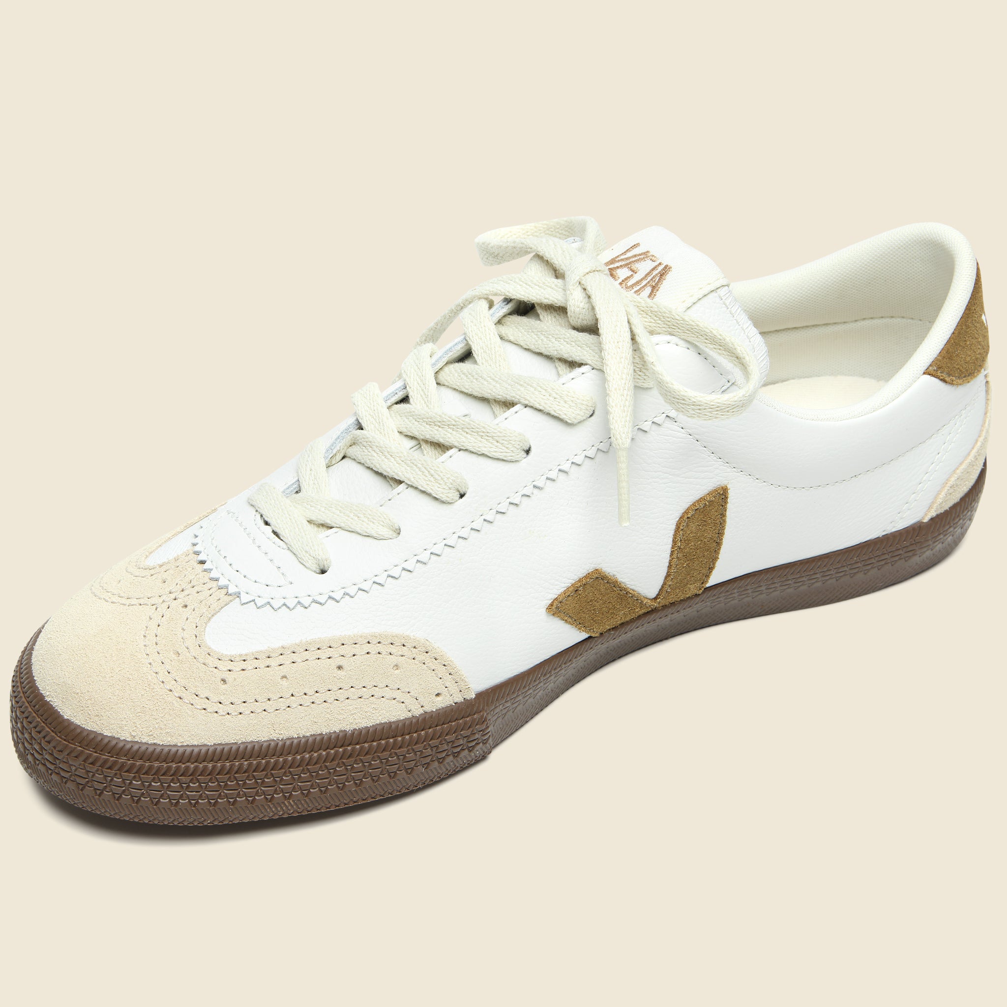 
                          Volley O.T. Leather Sneaker - White Tent Bark
                        