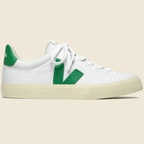 Campo Canvas Sneaker - White/Emaraude - Veja - STAG Provisions - Shoes - Athletic