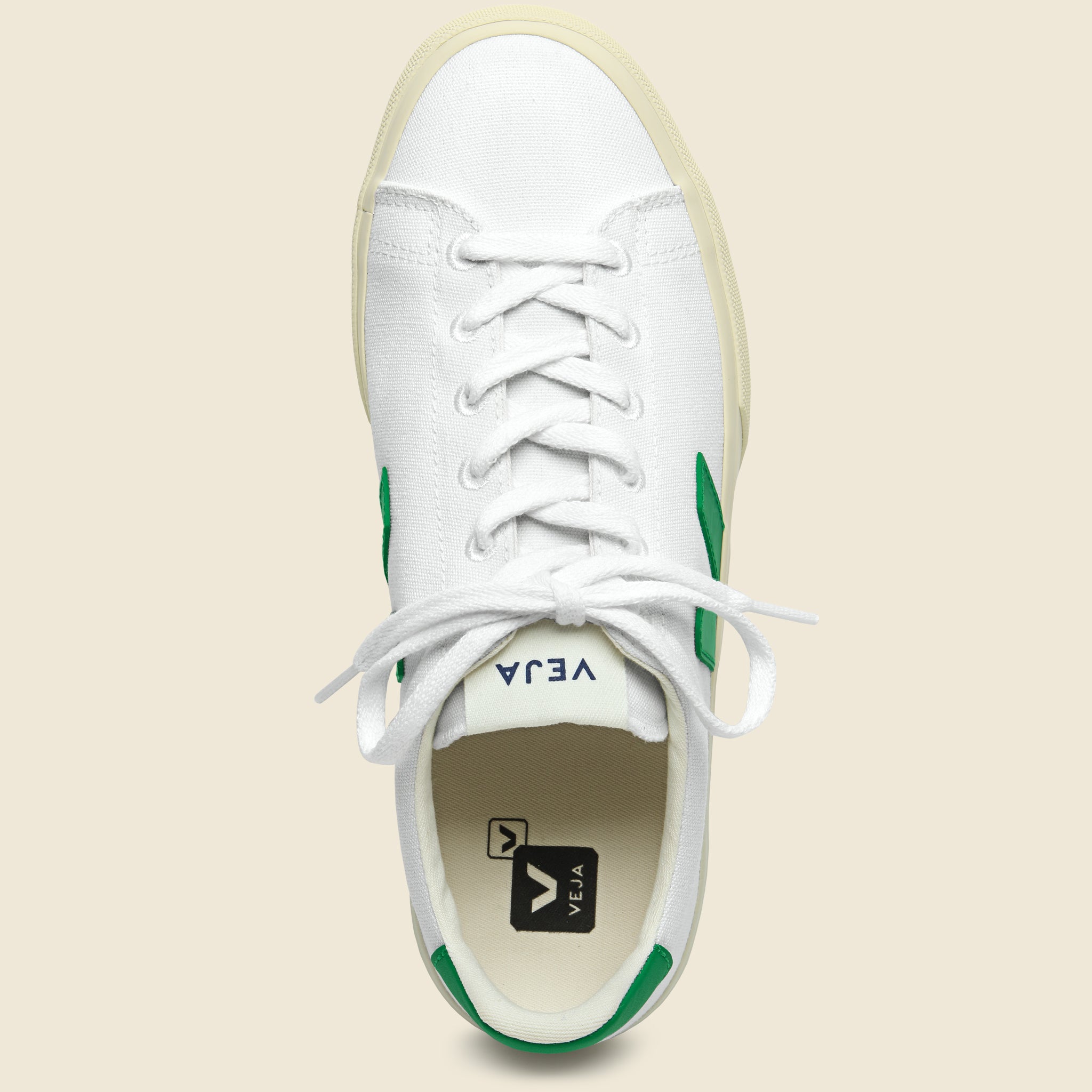 
                          Campo Canvas Sneaker - White/Emaraude - Veja - STAG Provisions - Shoes - Athletic
                        