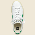 Campo Canvas Sneaker - White/Emaraude - Veja - STAG Provisions - Shoes - Athletic