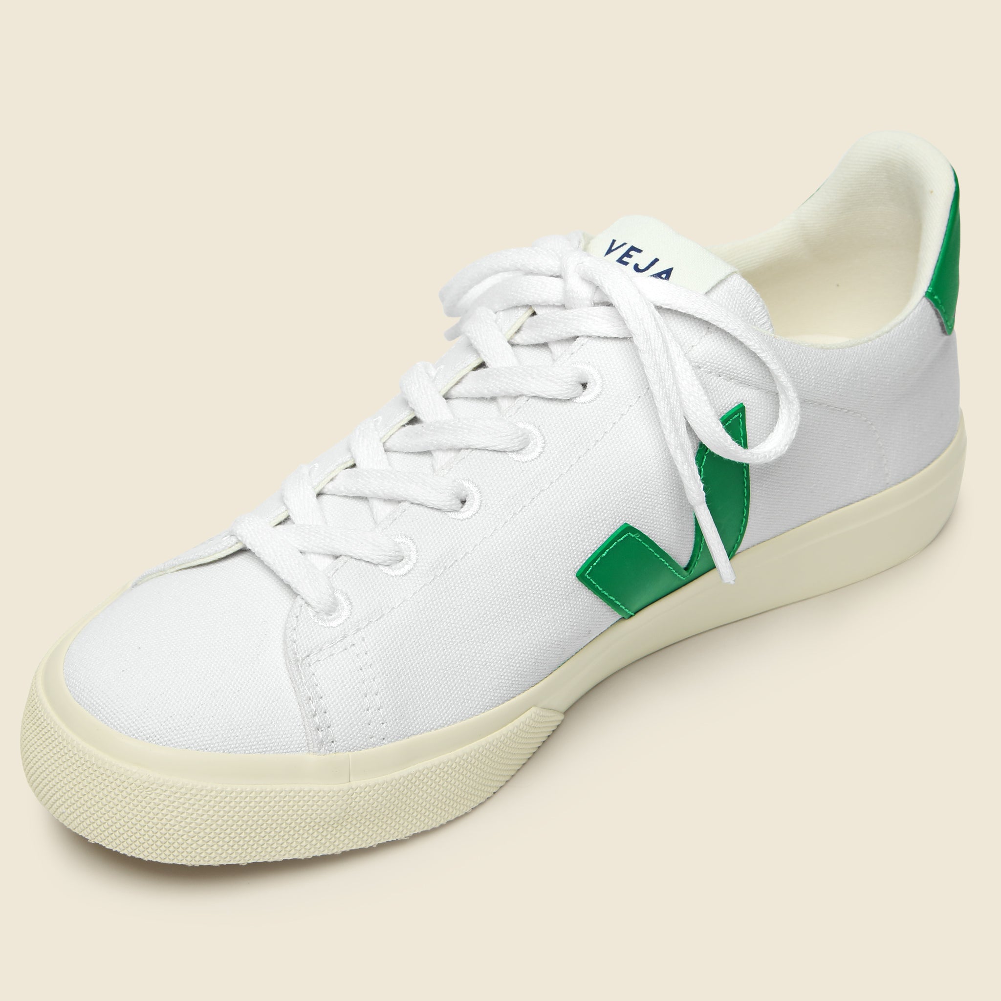 
                          Campo Canvas Sneaker - White/Emaraude - Veja - STAG Provisions - Shoes - Athletic
                        