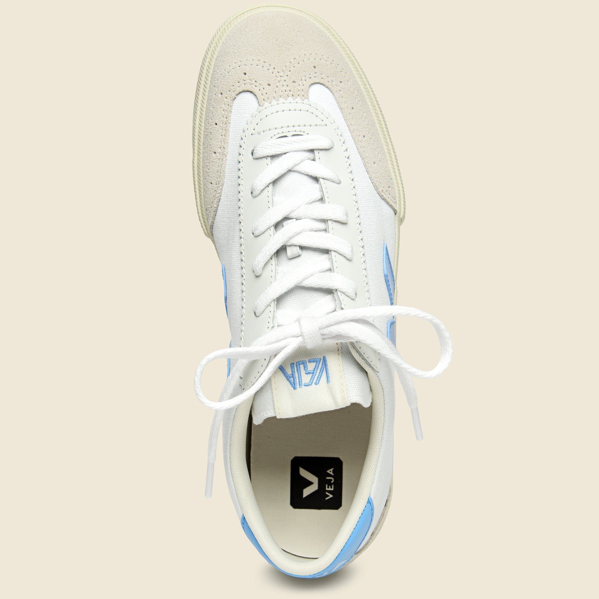 
                          Volley Canvas Sneaker - White Aqua - Veja - STAG Provisions - Shoes - Athletic
                        