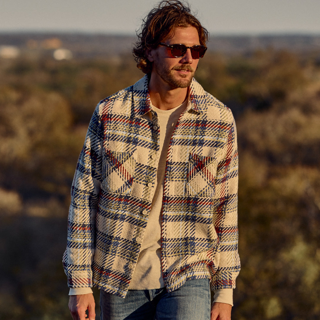 
                          Whiting Overshirt - Jazz Weave
                        