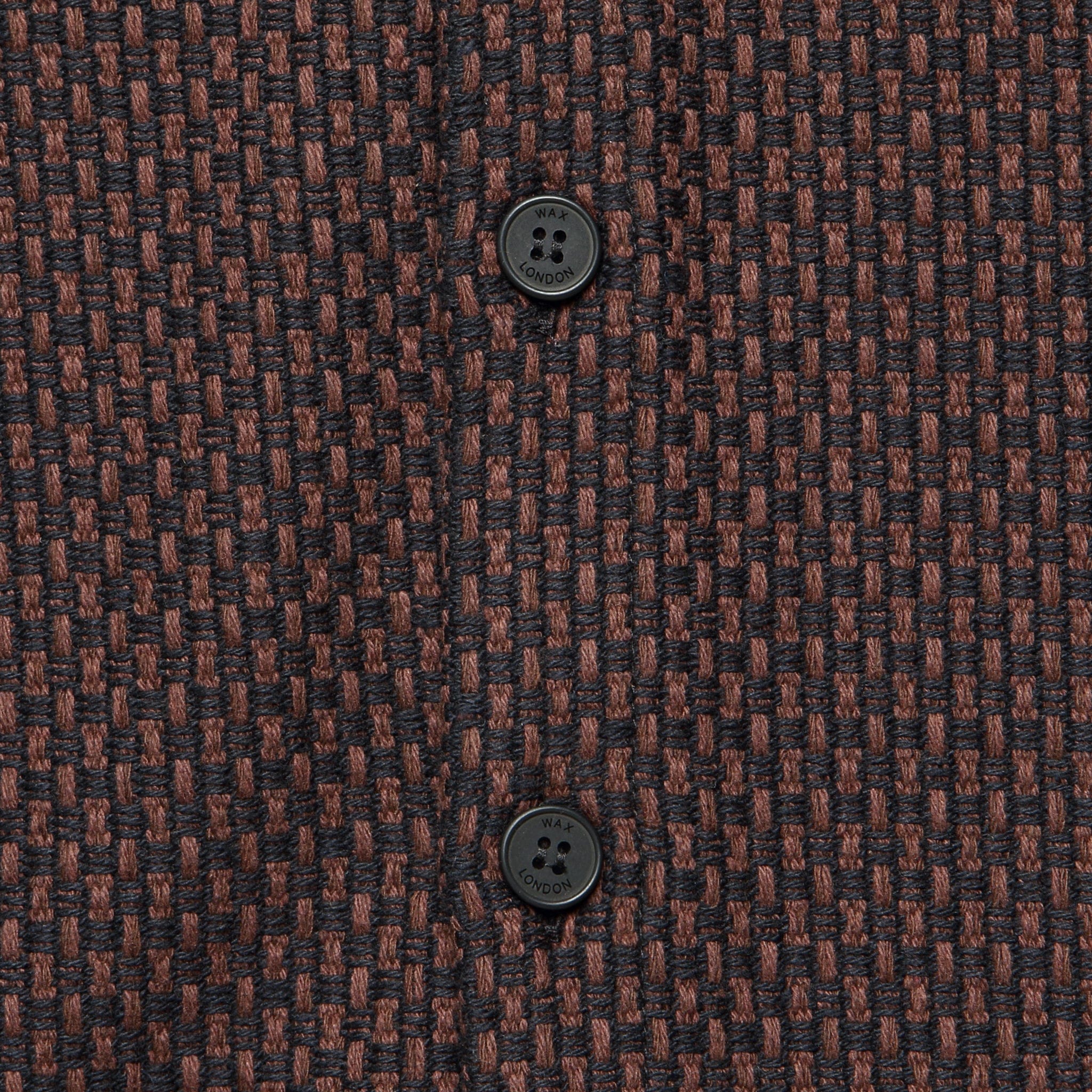 
                          Stepney Whiting Overshirt - Black/Brown - Wax London - STAG Provisions - Tops - L/S Woven - Other Pattern
                        