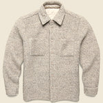 Mount Overshirt - Bobble Wool/Natural - Wax London - STAG Provisions - Outerwear - Shirt Jacket