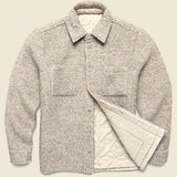 Mount Overshirt - Bobble Wool/Natural - Wax London - STAG Provisions - Outerwear - Shirt Jacket