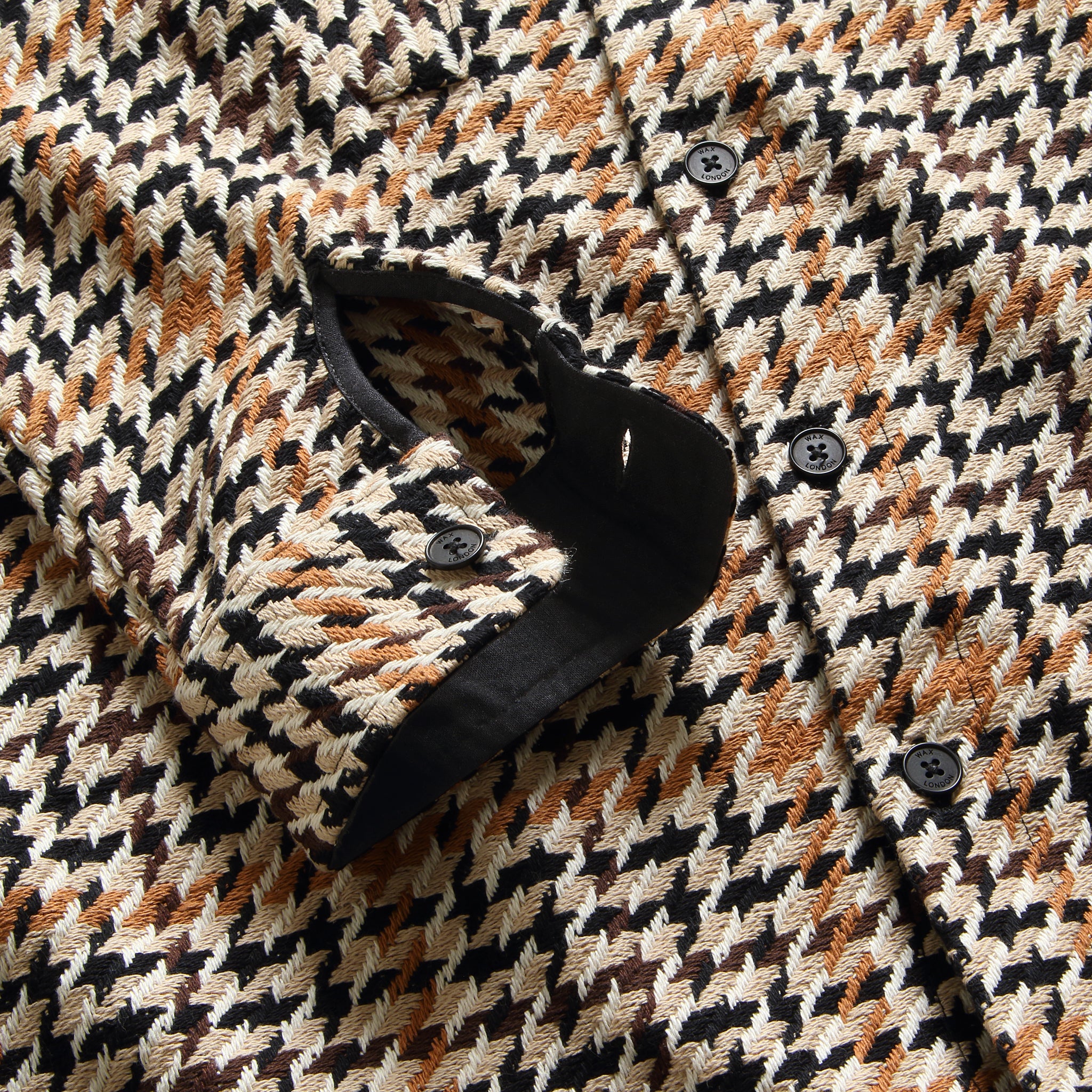 
                          Whiting Overshirt - Houndstooth Weave
                        