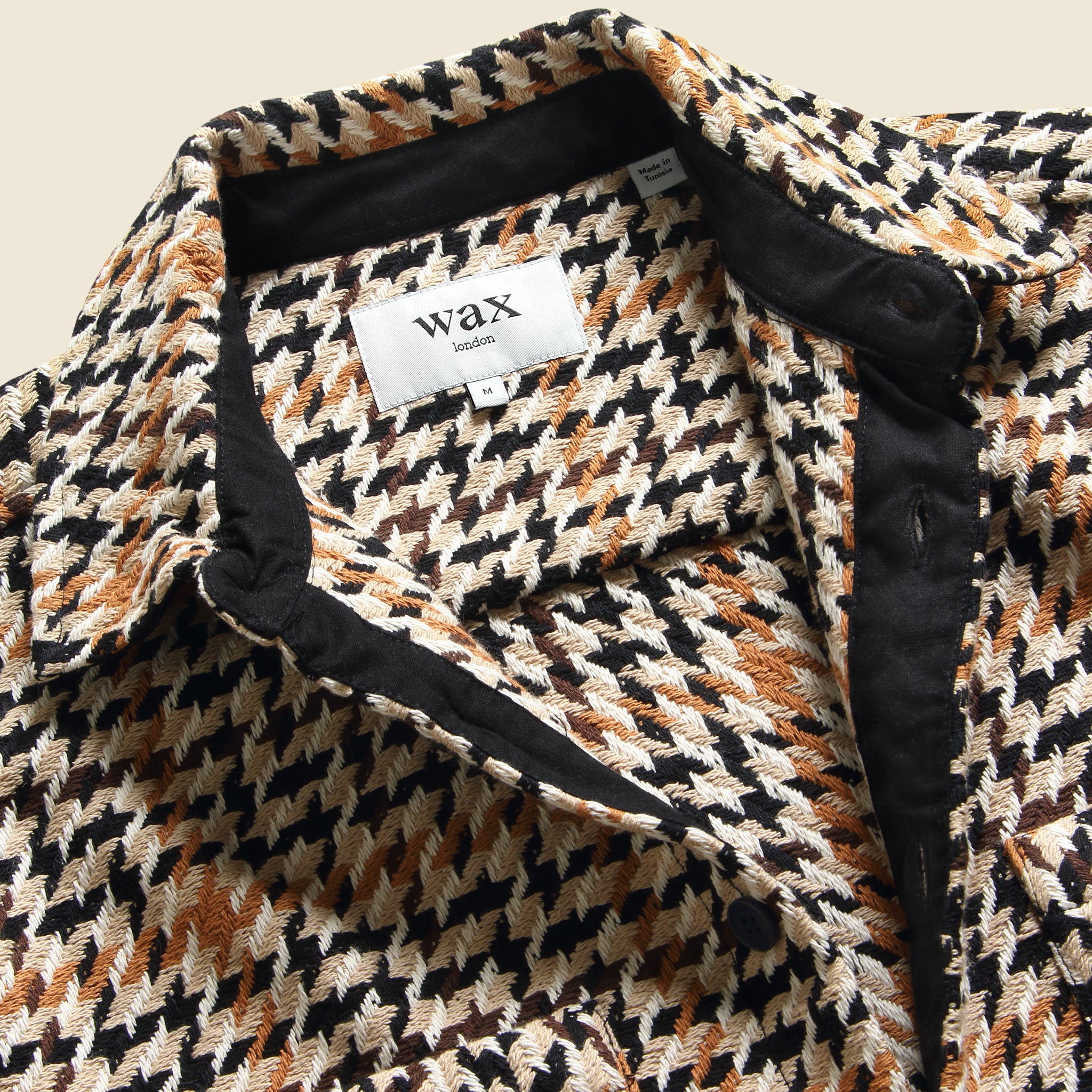
                          Whiting Overshirt - Houndstooth Weave
                        