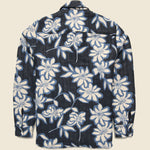 Otto Overshirt - Floral Ecru/Blue - Wax London - STAG Provisions - Outerwear - Shirt Jacket