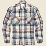 Whiting Overshirt - Jazz Weave - Wax London - STAG Provisions - Tops - L/S Woven - Plaid