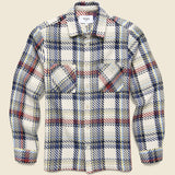 Whiting Overshirt - Jazz Weave - Wax London - STAG Provisions - Tops - L/S Woven - Plaid