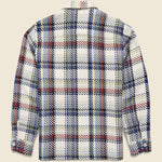 Whiting Overshirt - Jazz Weave - Wax London - STAG Provisions - Tops - L/S Woven - Plaid