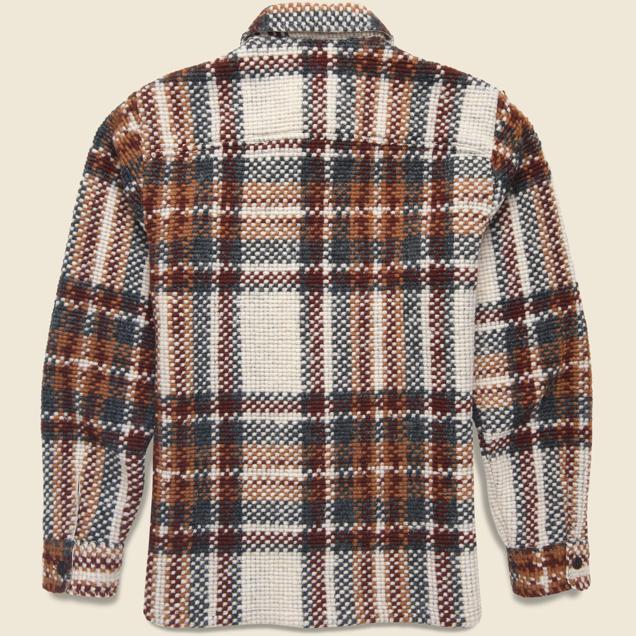 
                          Wool Whiting Overshirt - Bobble Ecru
                        