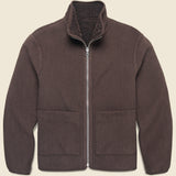 Killick Reversible Jacket - Borg Cord Chocolate Brown - Wax London - STAG Provisions - Outerwear - Coat / Jacket