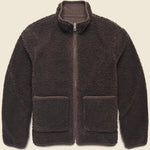 Killick Reversible Jacket - Borg Cord Chocolate Brown - Wax London - STAG Provisions - Outerwear - Coat / Jacket