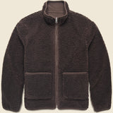 Killick Reversible Jacket - Borg Cord Chocolate Brown - Wax London - STAG Provisions - Outerwear - Coat / Jacket