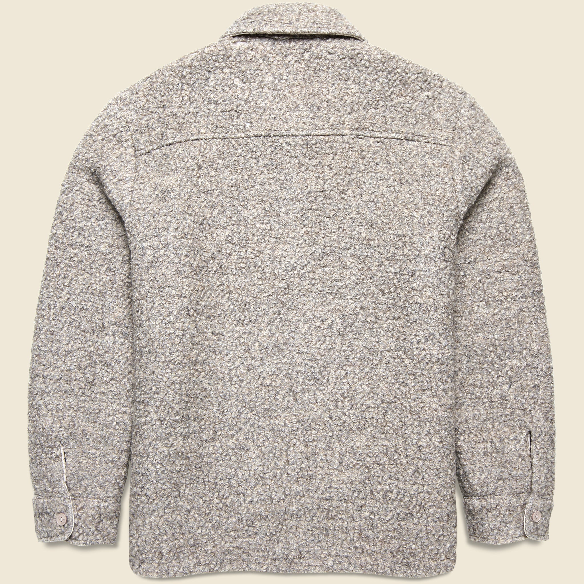 
                          Mount Reversible Overshirt - Bobble Wool Natural
                        