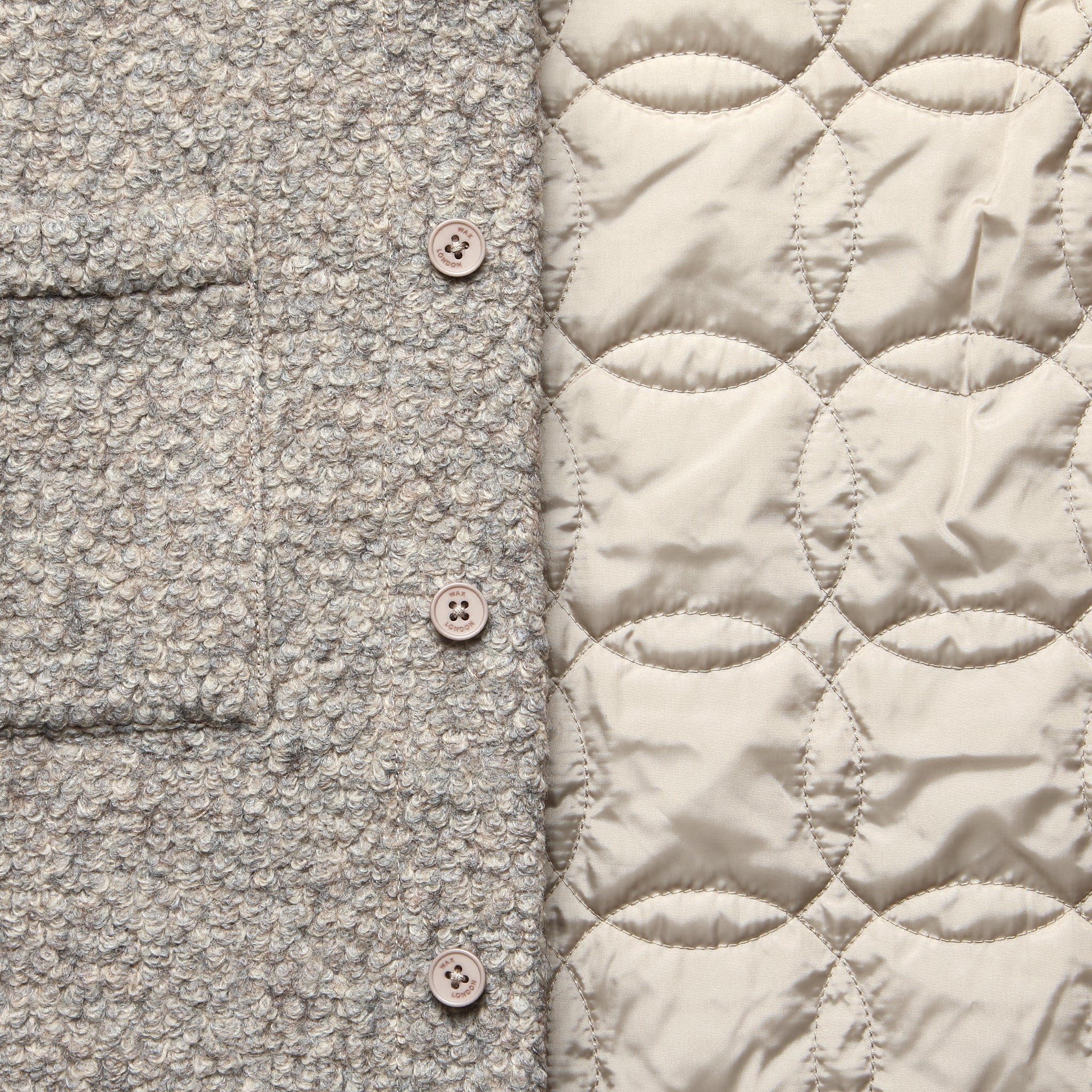 
                          Mount Reversible Overshirt - Bobble Wool Natural
                        