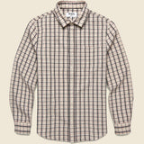 Shelly Shirt - Dobby Check Ecru/Red - Wax London - STAG Provisions - Tops - L/S Woven - Plaid