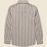 Shelly Shirt - Dobby Check Ecru/Red - Wax London - STAG Provisions - Tops - L/S Woven - Plaid
