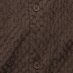 Box Dobby Lido Shirt - Brown - Wax London - STAG Provisions - Tops - S/S Woven - Solid