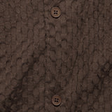 Box Dobby Lido Shirt - Brown - Wax London - STAG Provisions - Tops - S/S Woven - Solid