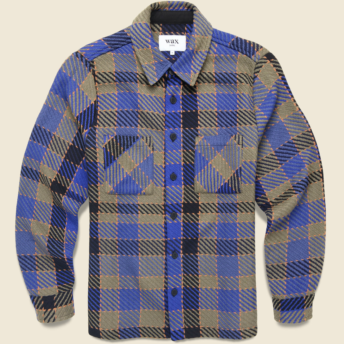 wax london WHITING OVERSHIRT チェックシャツM WAXLSS26003_a_1110x.