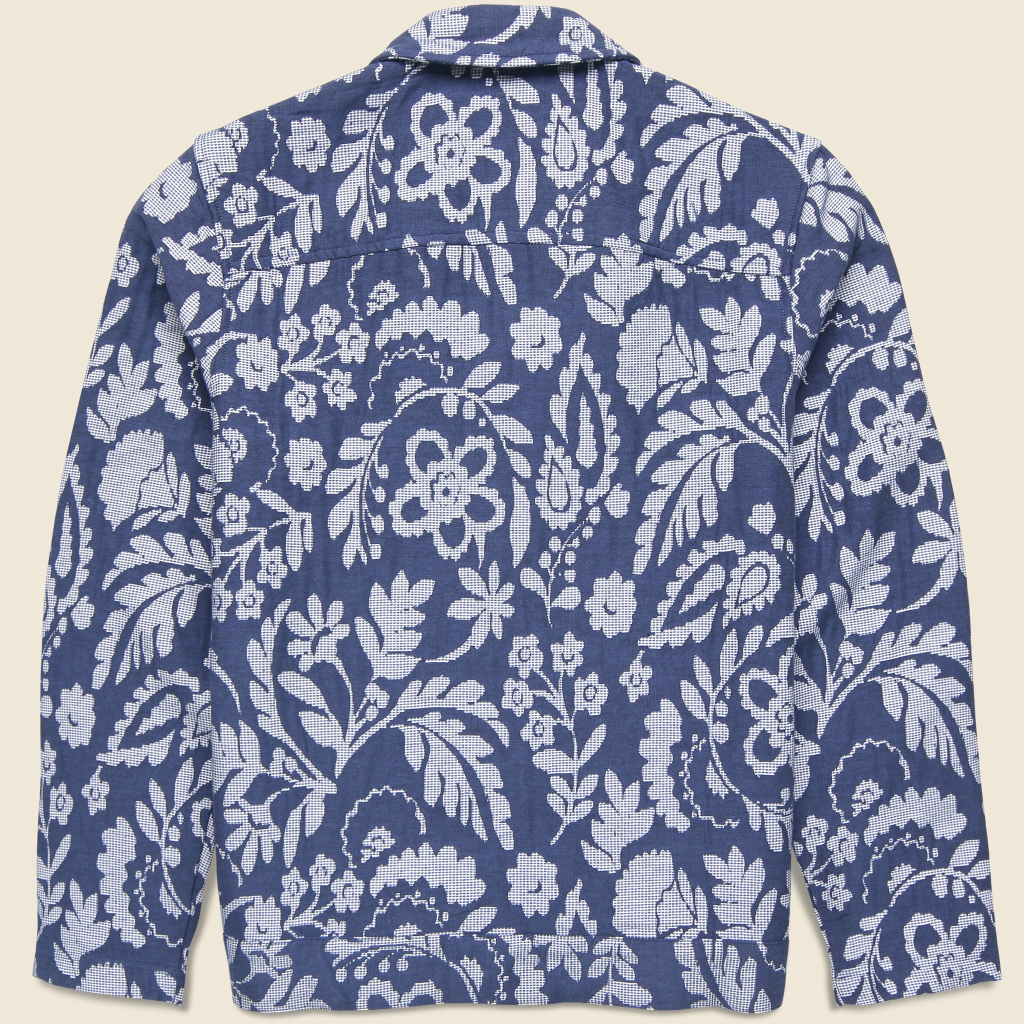 
                          Iggy Jacket - Floral Jacquard Navy
                        