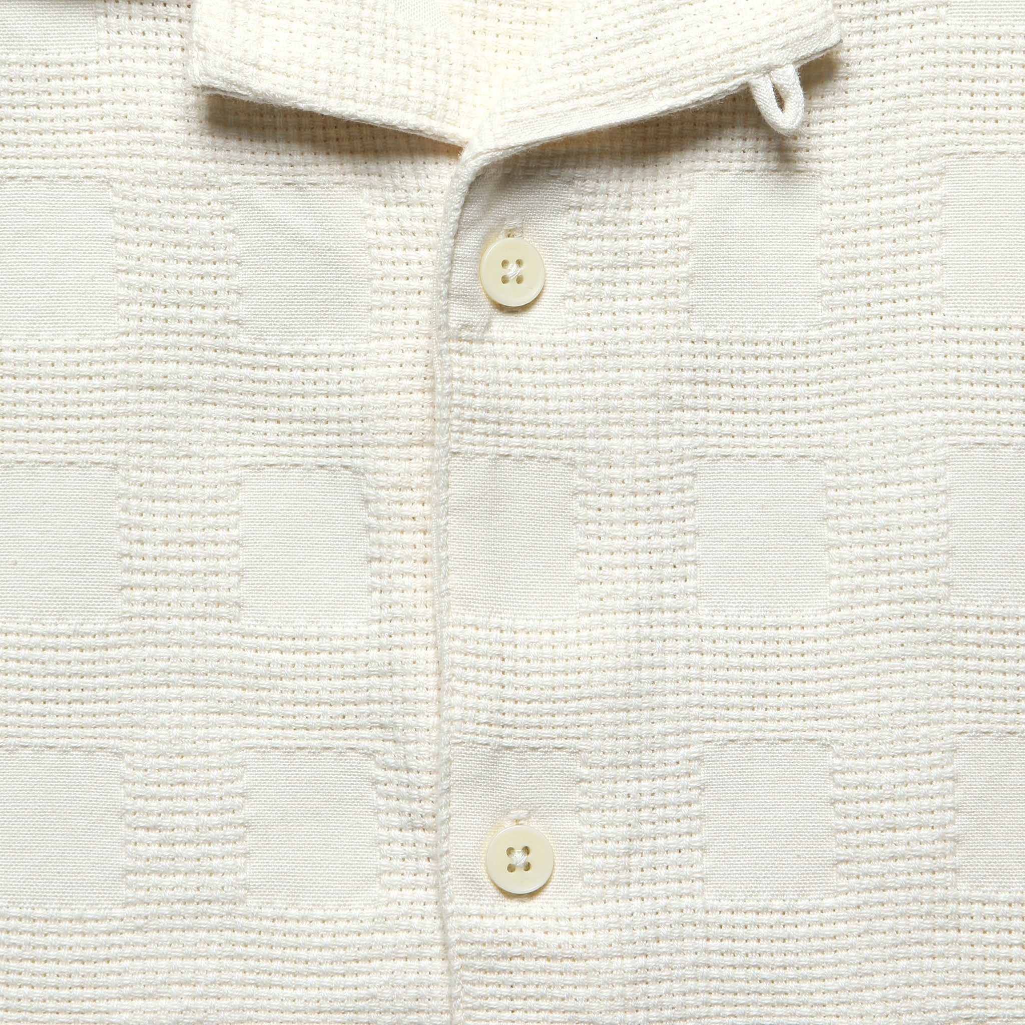 
                          Corey Dobby Shirt - Off White
                        