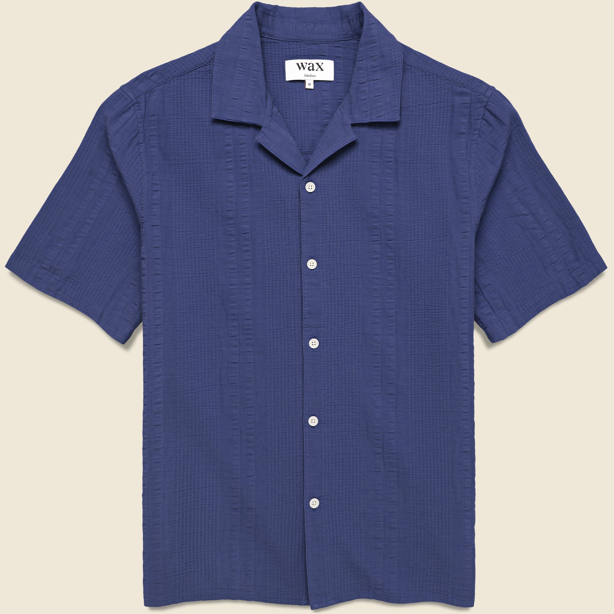 Double Weave Didcot Shirt - Dark Blue