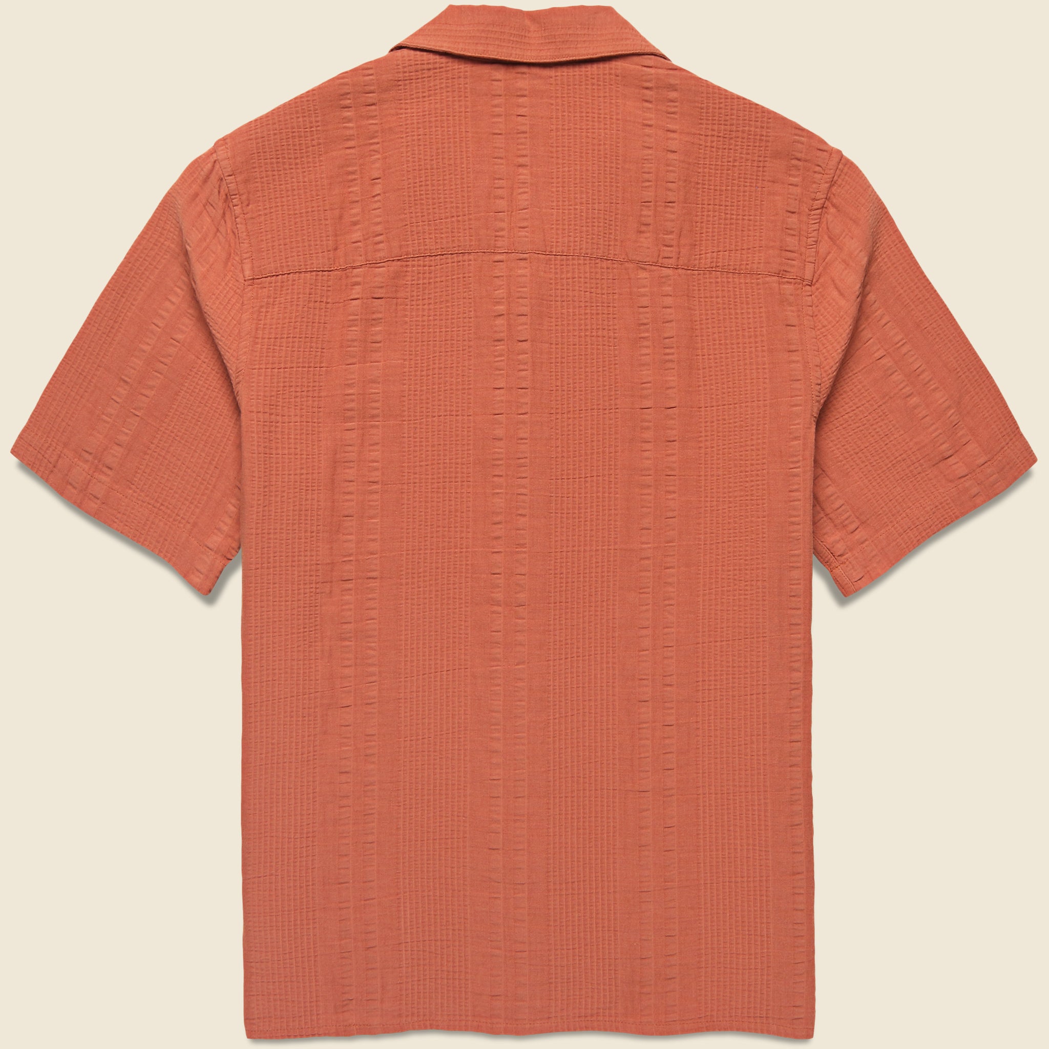 
                          Double Weave Didcot Shirt - Rust
                        