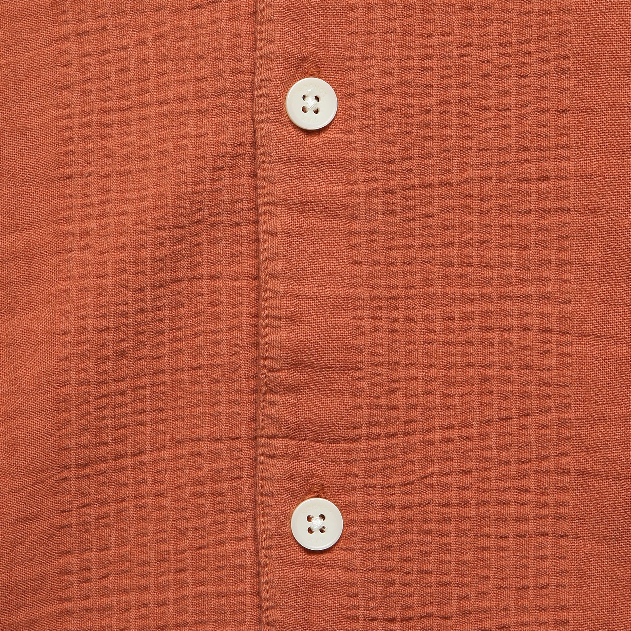 
                          Double Weave Didcot Shirt - Rust
                        