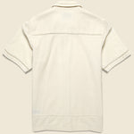 Newton Pintuck Shirt - White - Wax London - STAG Provisions - Tops - S/S Woven - Solid