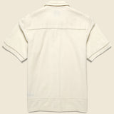 Newton Pintuck Shirt - White - Wax London - STAG Provisions - Tops - S/S Woven - Solid