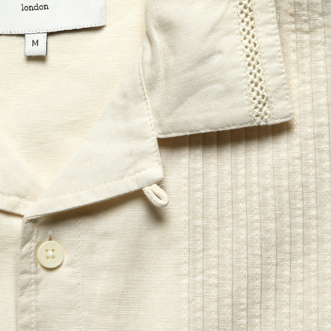 Newton Pintuck Shirt - White - Wax London - STAG Provisions - Tops - S/S Woven - Solid