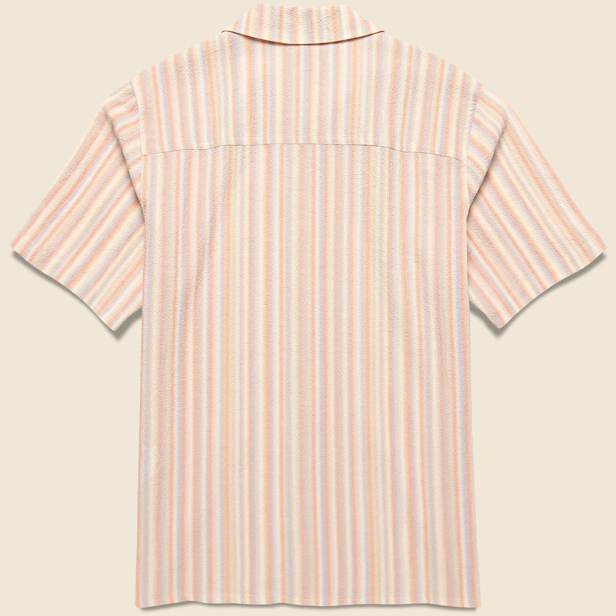 
                          Didcot Pastel Stripe Shirt - Pastel Pink/White - Wax London - STAG Provisions - Tops - S/S Woven - Stripe
                        