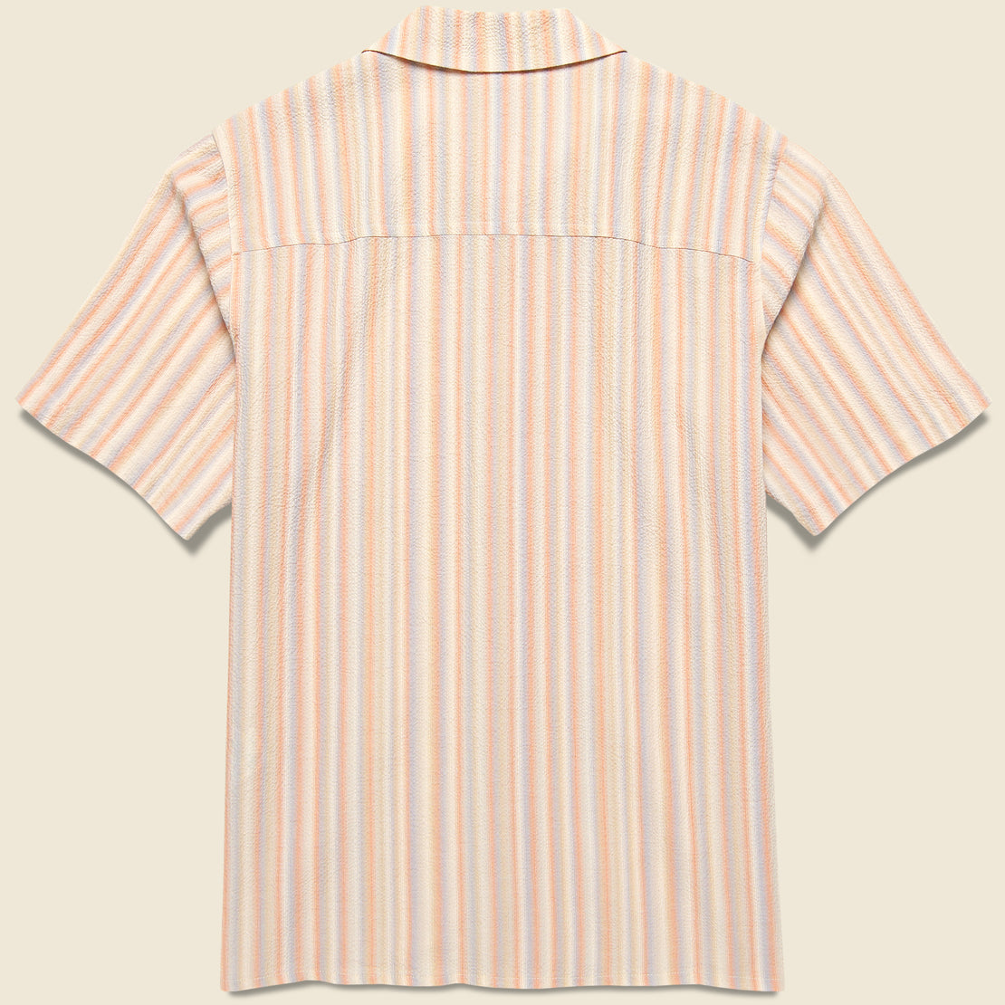 Didcot Pastel Stripe Shirt - Pastel Pink/White - Wax London - STAG Provisions - Tops - S/S Woven - Stripe