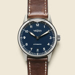 Automatic Standard Issue Field Watch 38mm - Navy/Brown - Weiss Watch Co - STAG Provisions - Accessories - Watches