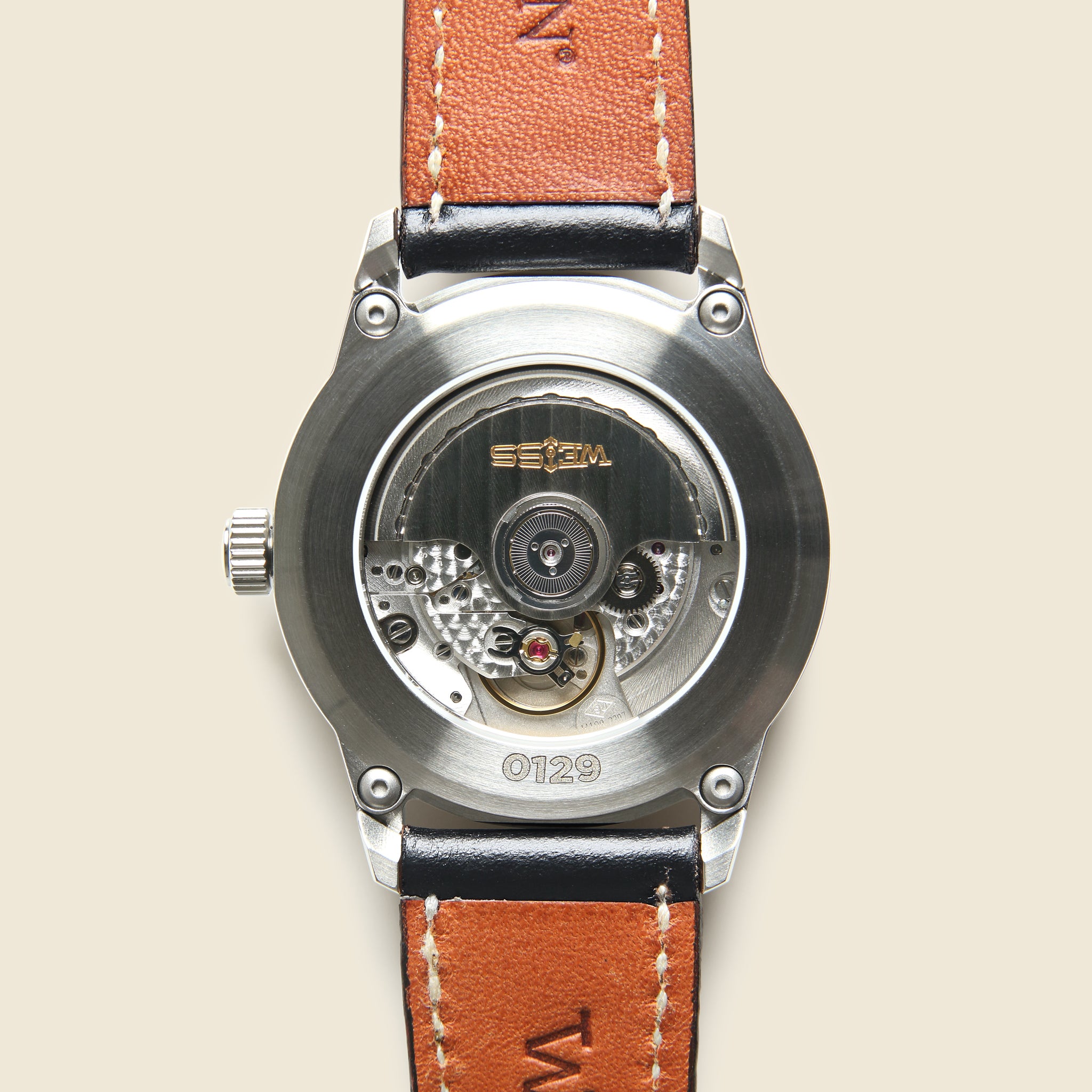 
                          Automatic Standard Issue Field Watch 38mm - Black/Black - Weiss Watch Co - STAG Provisions - Accessories - Watches
                        