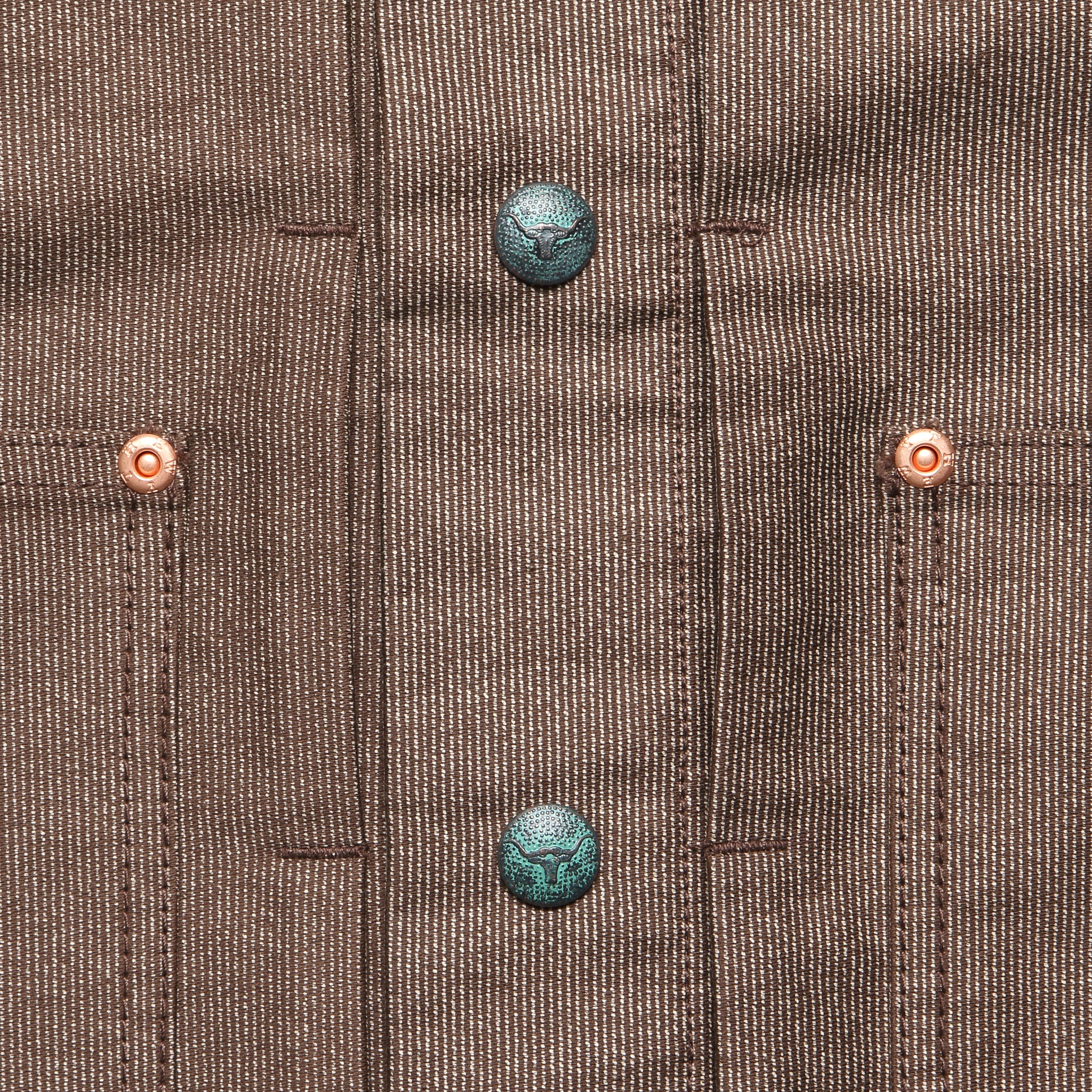 
                          Wabash Stripe Moleskin Ranch Jacket - Espresso Brown
                        